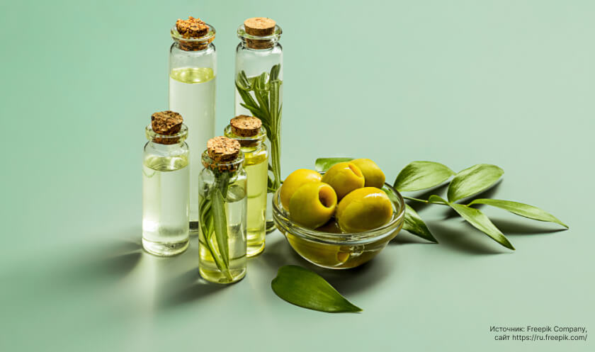 Применение оливкового масла в косметике - полезное о косметике от triuslabs